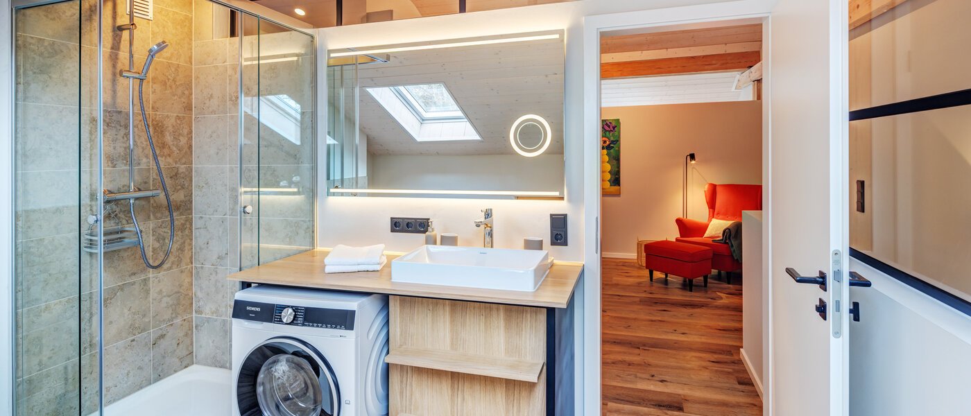 Maisonette-lägenhet Waakirchen 02 Badrum 14683