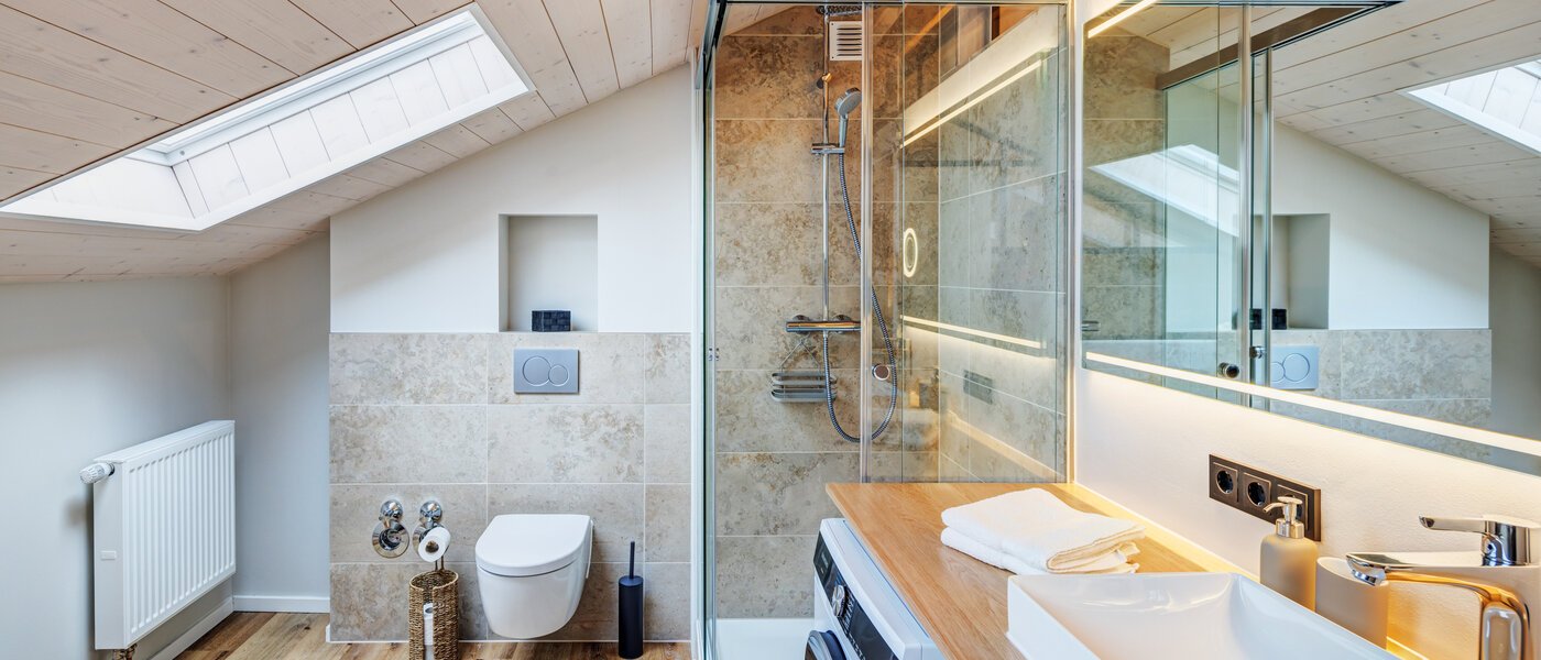 Maisonette-lägenhet Waakirchen 04 Badrum 14683