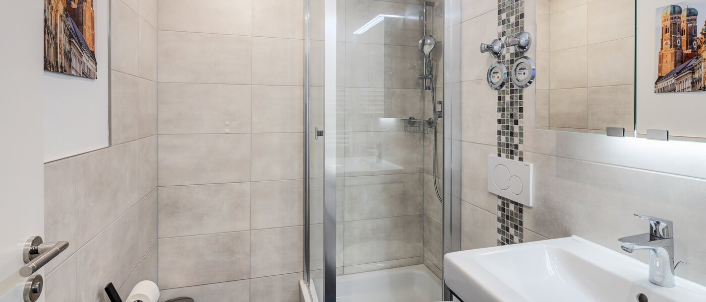 플랫 München Schwabing-West 01 욕실 14686