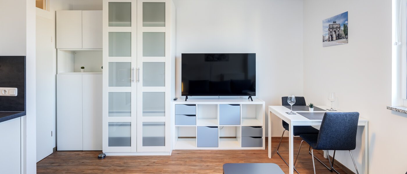 플랫 München Schwabing-West 04 거실 공간 14686