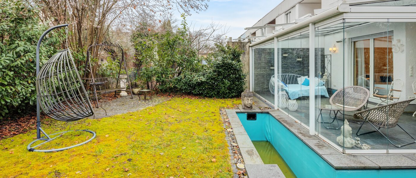 Γωνιακή μονοκατοικία Unterhaching 01 Κήπος 14690