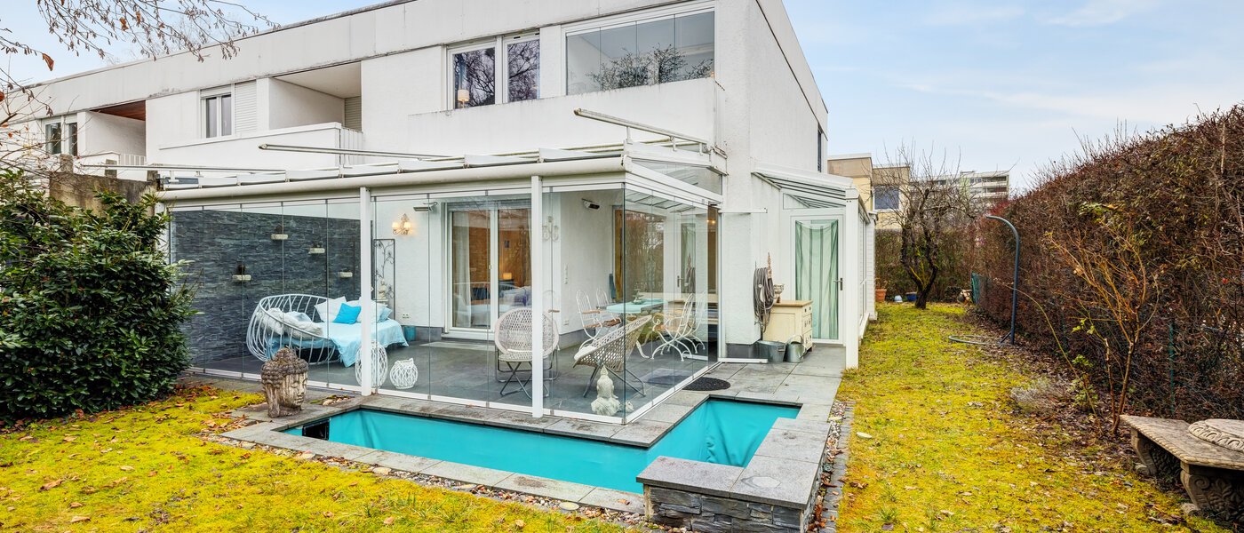 Γωνιακή μονοκατοικία Unterhaching 02 Κήπος 14690