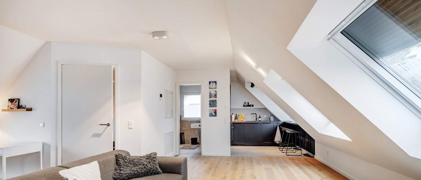 Loftsleilighet München Allach 03 Stue og oppholdsrom 14692