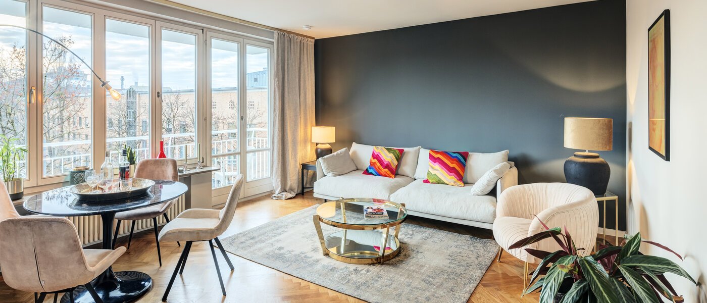 Επίπεδη München Maxvorstadt - Universitätsviertel 01 Καθιστικό 14693