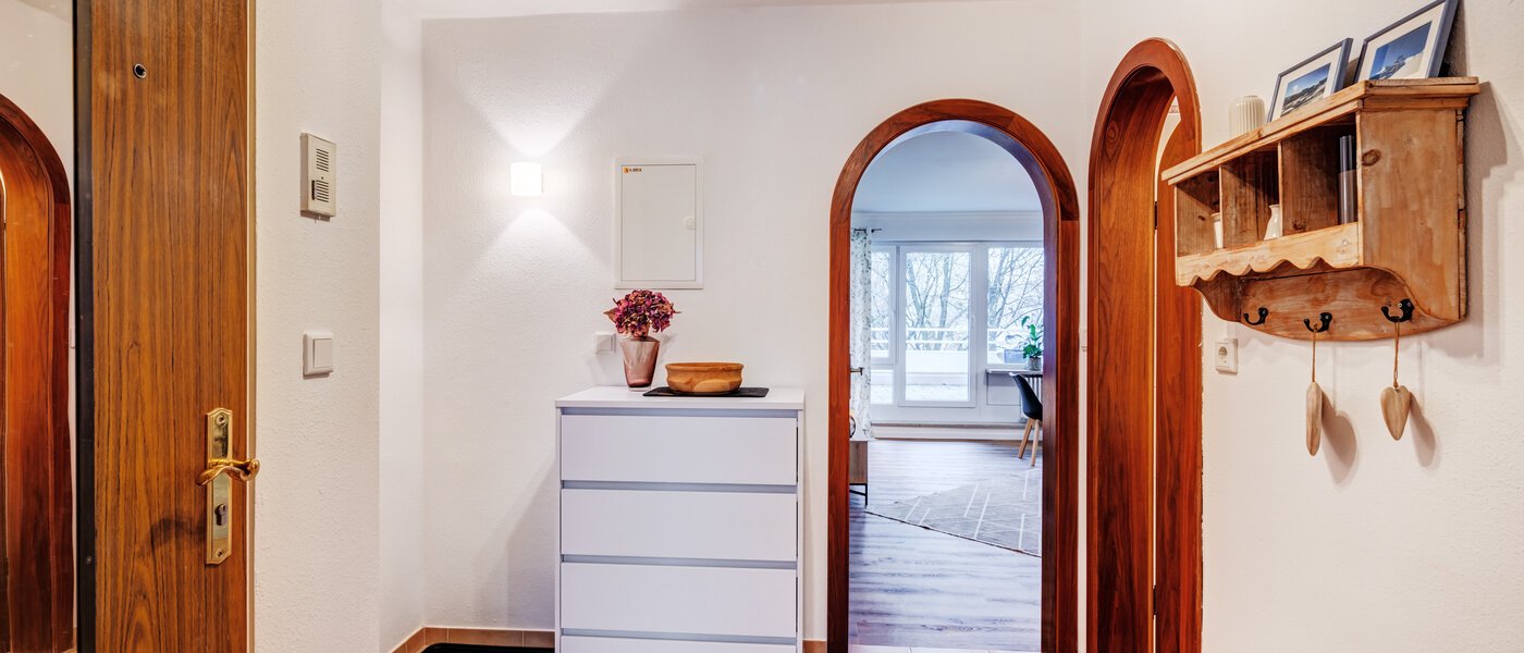 Dakterras appartement München Nymphenburg 03 Gang/hal 14694