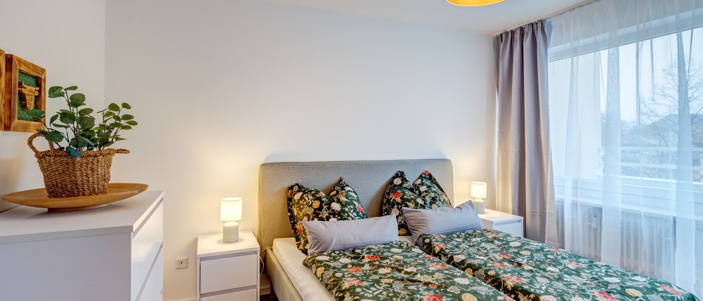 Dakterras appartement München Nymphenburg 01 Slaapkamer 14694