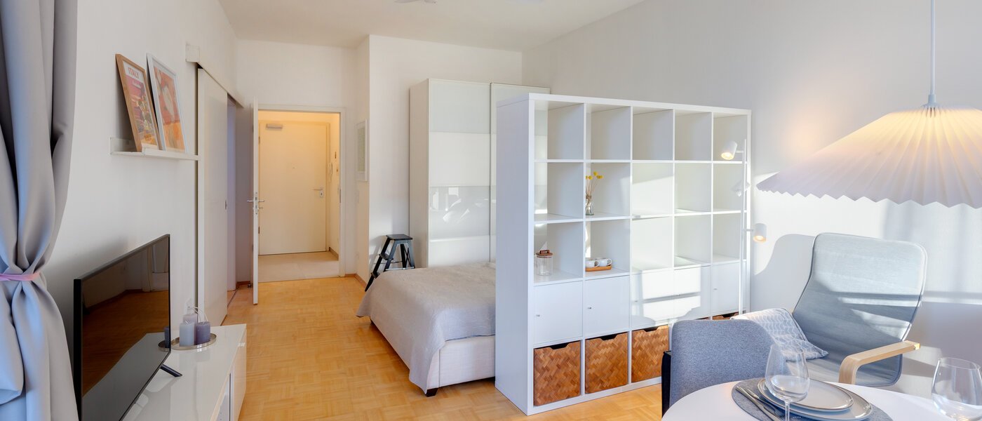 Vindsvåning München Neuhausen 05 Vardagsrum 14695