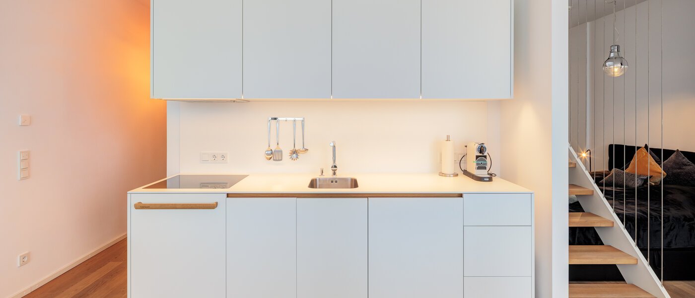 Mieszkanie z tarasem na dachu München Neuhausen 01 Kuchnia 14699