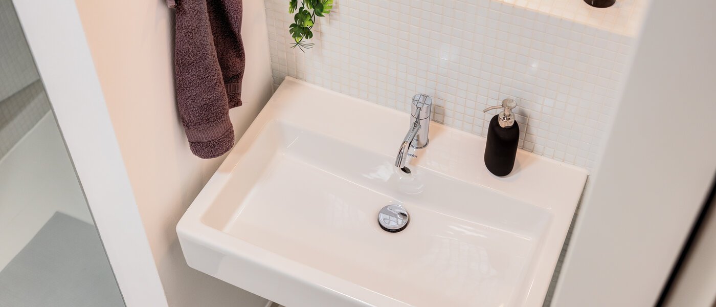 Апартамент с покривна тераса München Neuhausen 02 Баня 14699