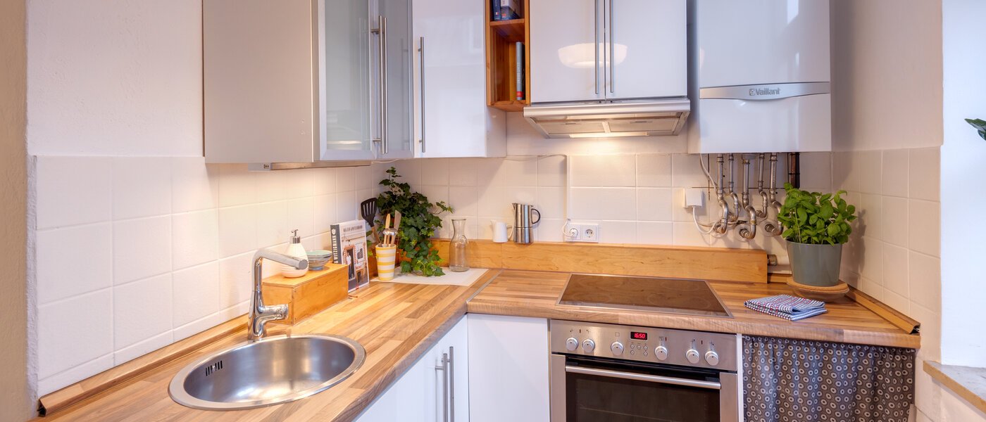 Плоский München Untersendling 01 Кухня 14701