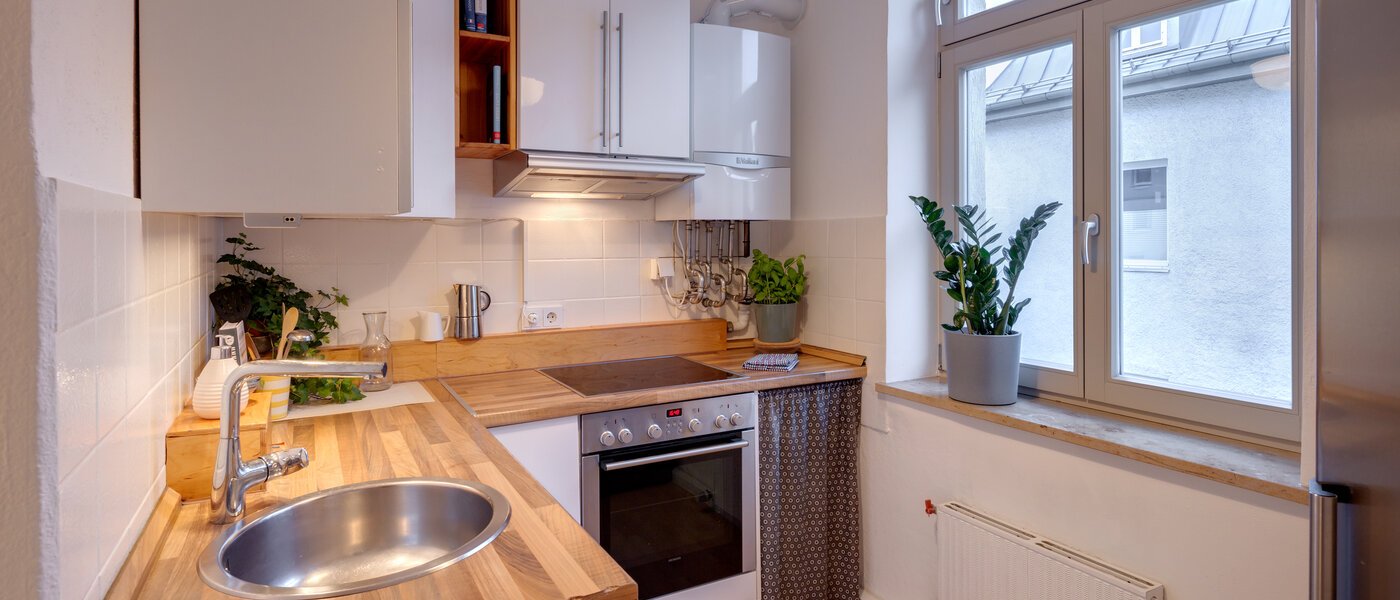 Плоский München Untersendling 02 Кухня 14701