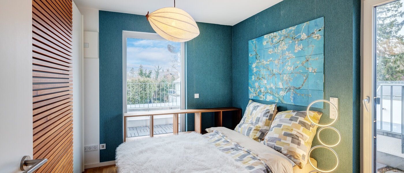 Penthouse lakás München Trudering 01 Hálószoba 14707