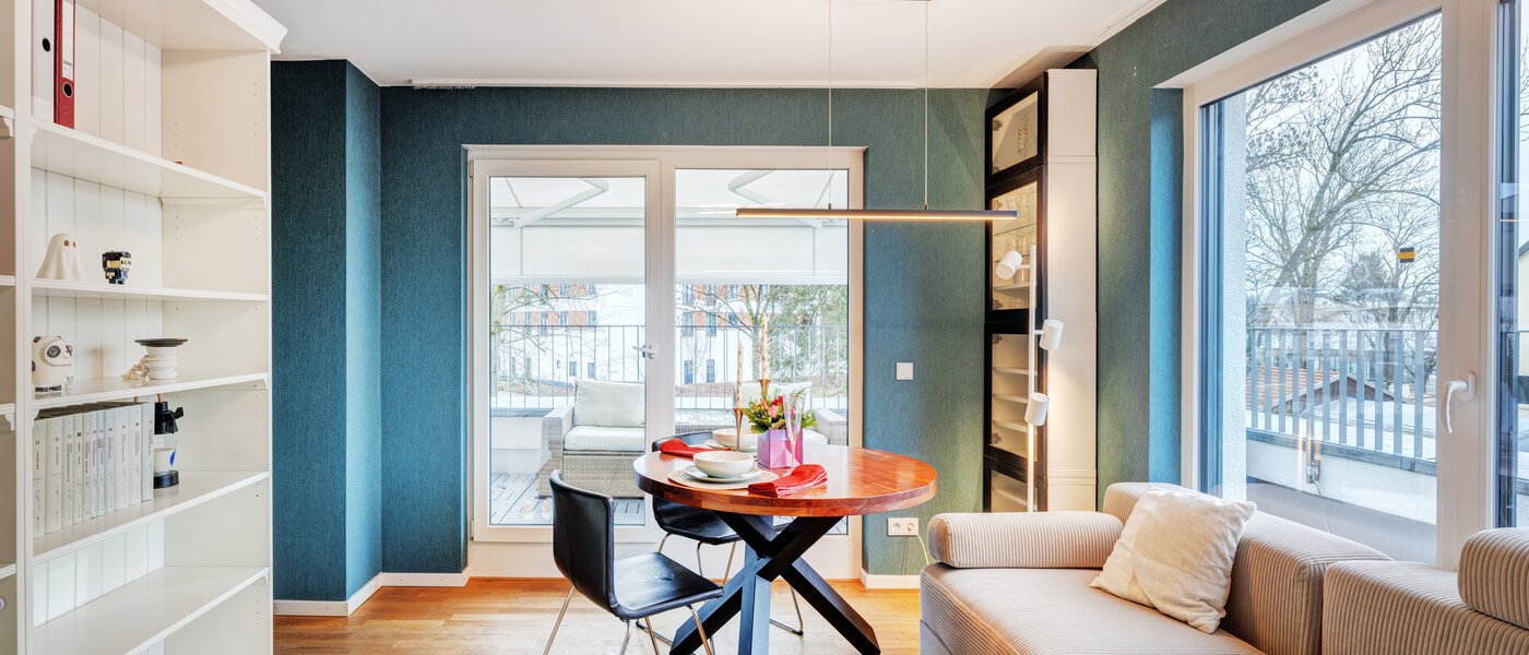 Penthouse-lejlighed München Trudering 01 Opholdsområde 14707