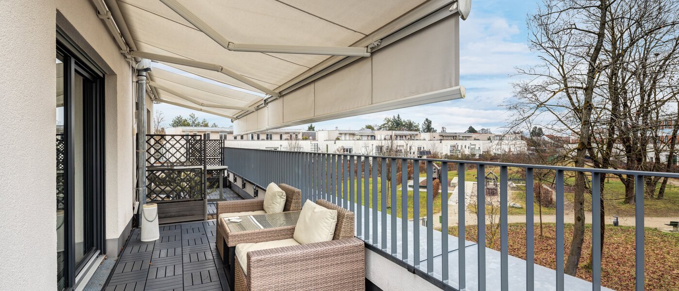 Penthouse lakás München Trudering 04 Tetőterasz 14707