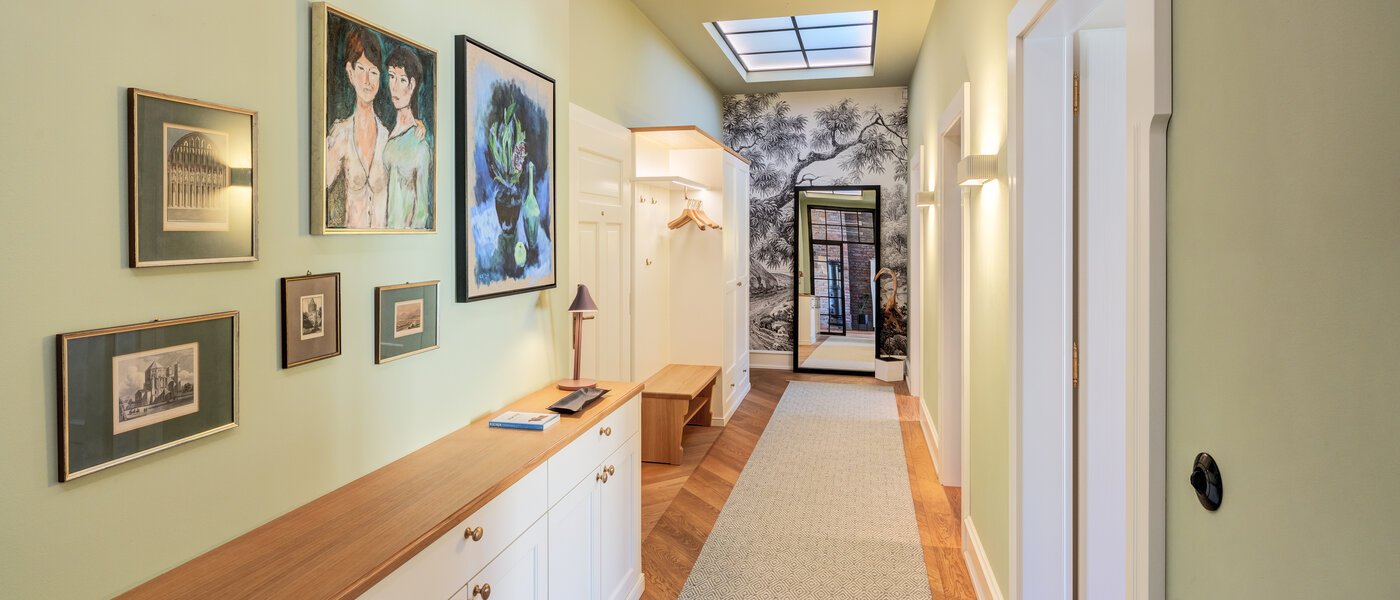 Tetőtéri lakás München Neuhausen 01 Folyosó/folyosó 14709