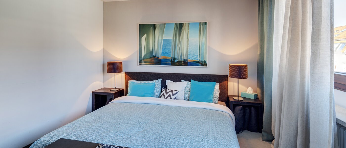 Mezonetový byt München Maxvorstadt 01 Spálňa 14710