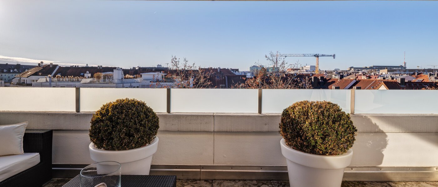 Mezonetový byt München Maxvorstadt 02 Strešná terasa 14710