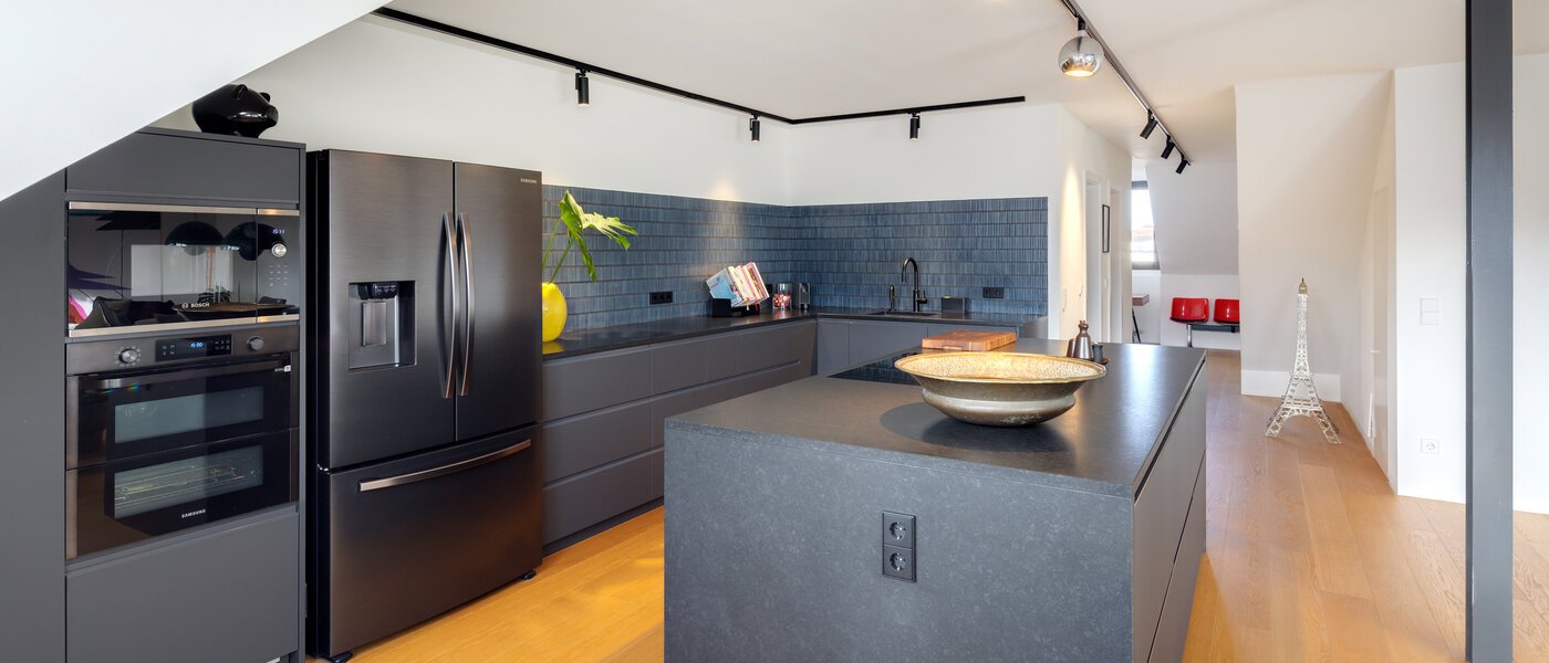 Maisonette daire München Glockenbachviertel 03 Mutfak 14717