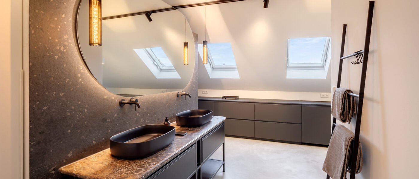 Maisonette daire München Glockenbachviertel 02 Banyo 14717