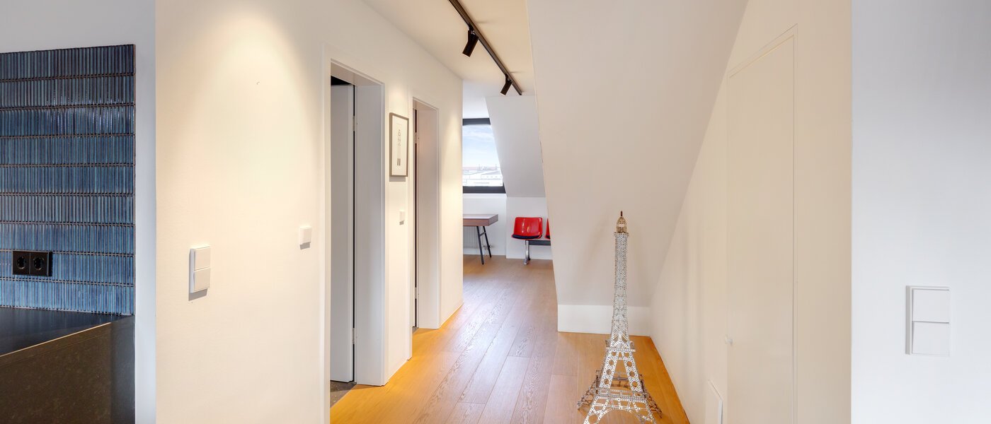 Maisonette daire München Glockenbachviertel 05 Koridor/koridor geçidi 14717