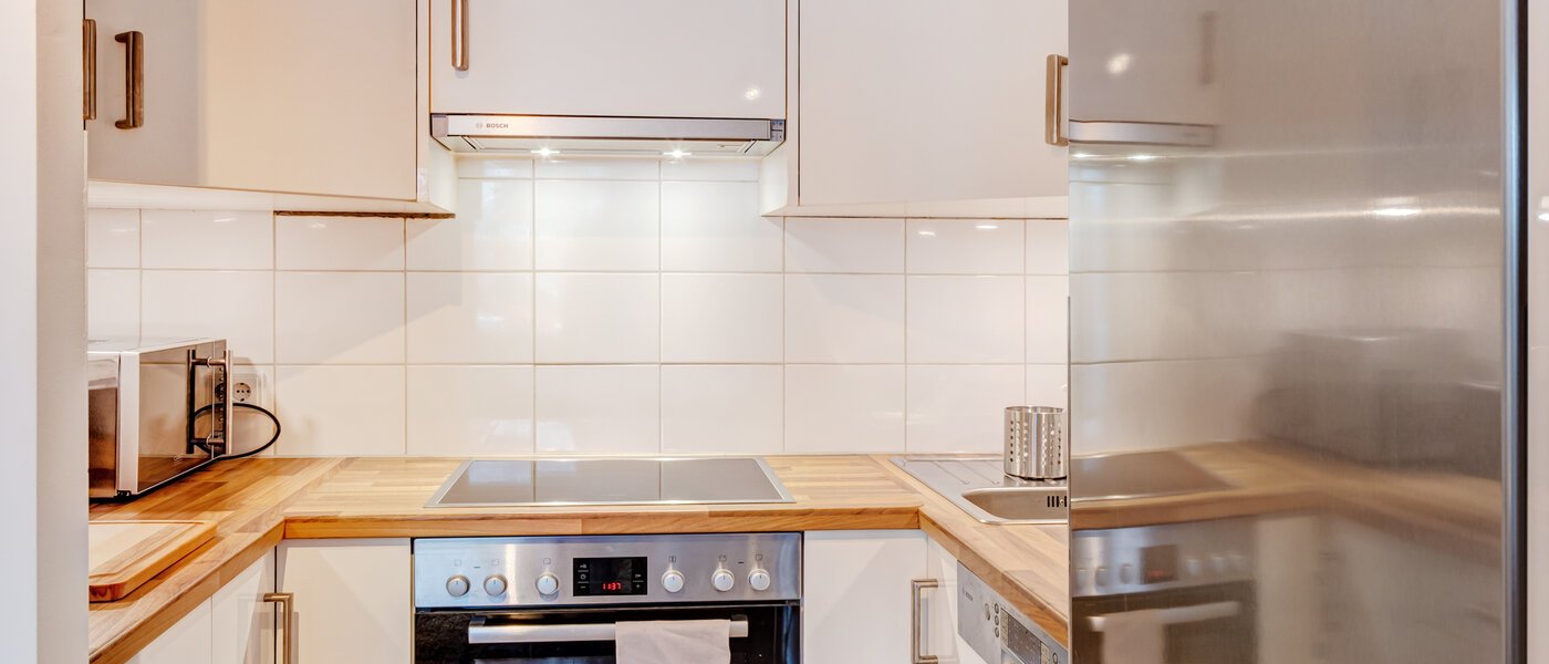 Επίπεδη München Schwabing (links der Leopoldstraße) 01 Κουζίνα 14718