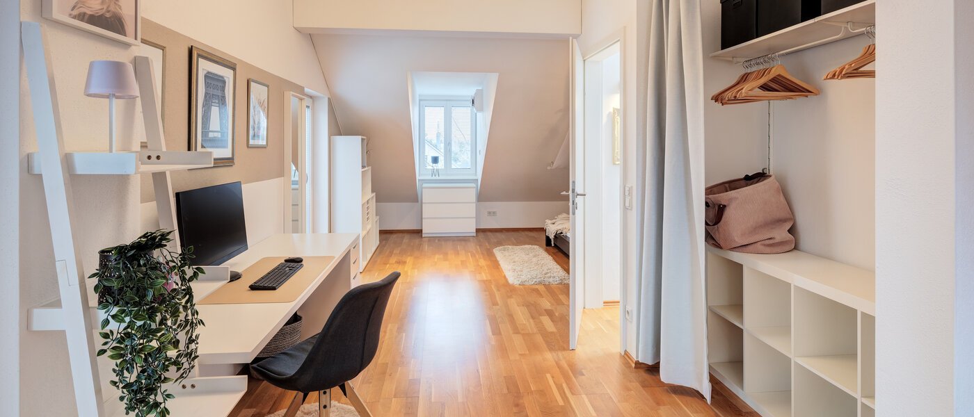 Rækkehus på hjørnet München Untermenzing 05 3. soveværelse 14723