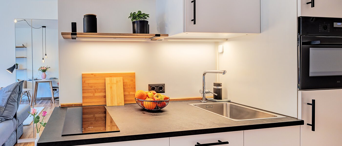 Płaski München Schwabing-West 01 Kuchnia 14728