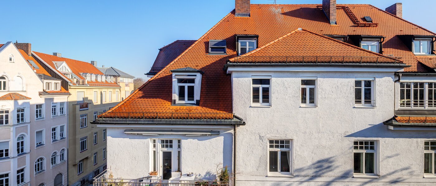 Tagterrasse-lejlighed München Schwabing-West 04 Udsigt 14731