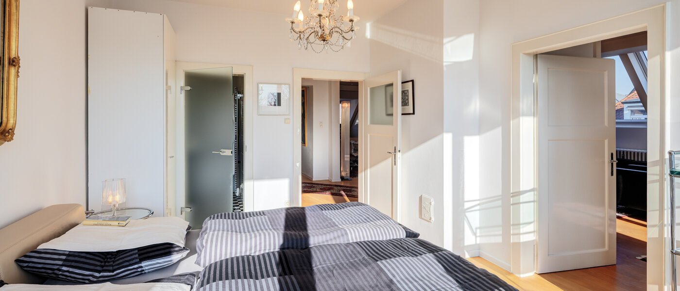 Tagterrasse-lejlighed München Schwabing-West 03 Soveværelse 14731