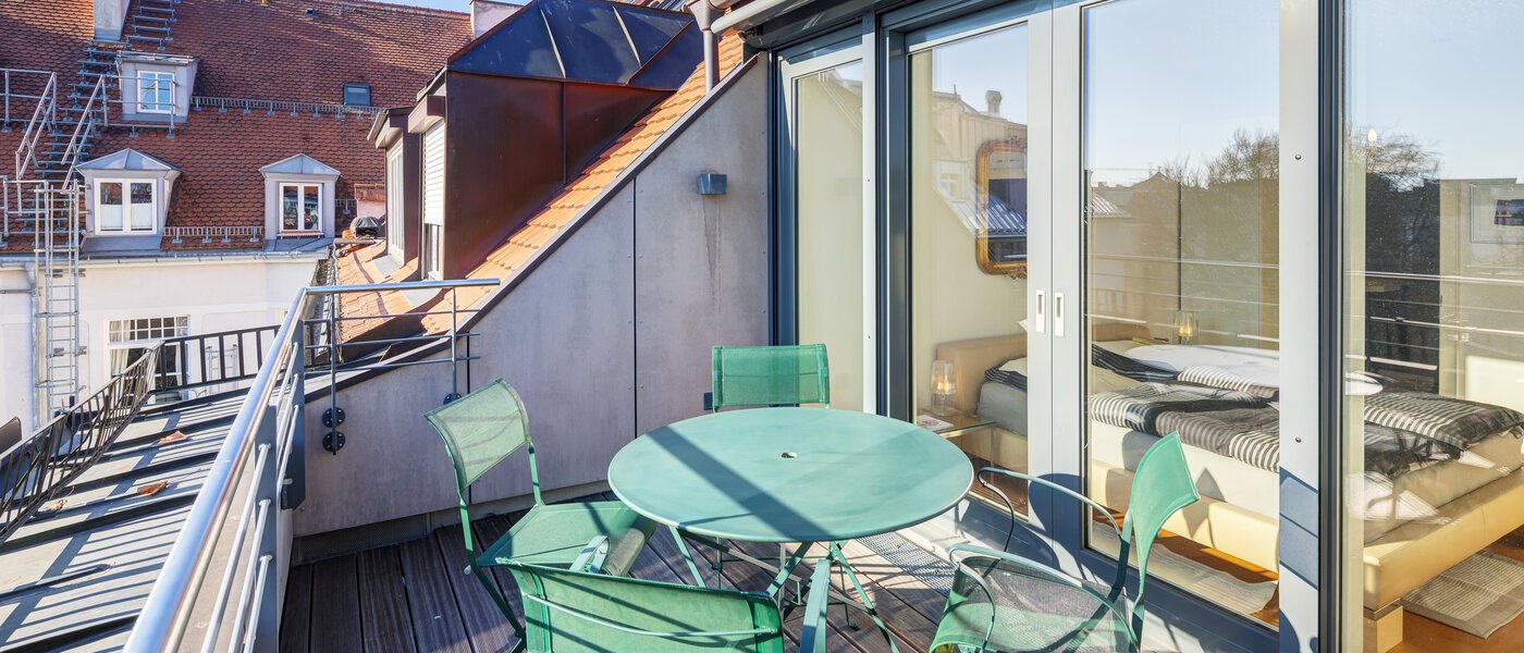 Tagterrasse-lejlighed München Schwabing-West 01 Tagterrasse 14731