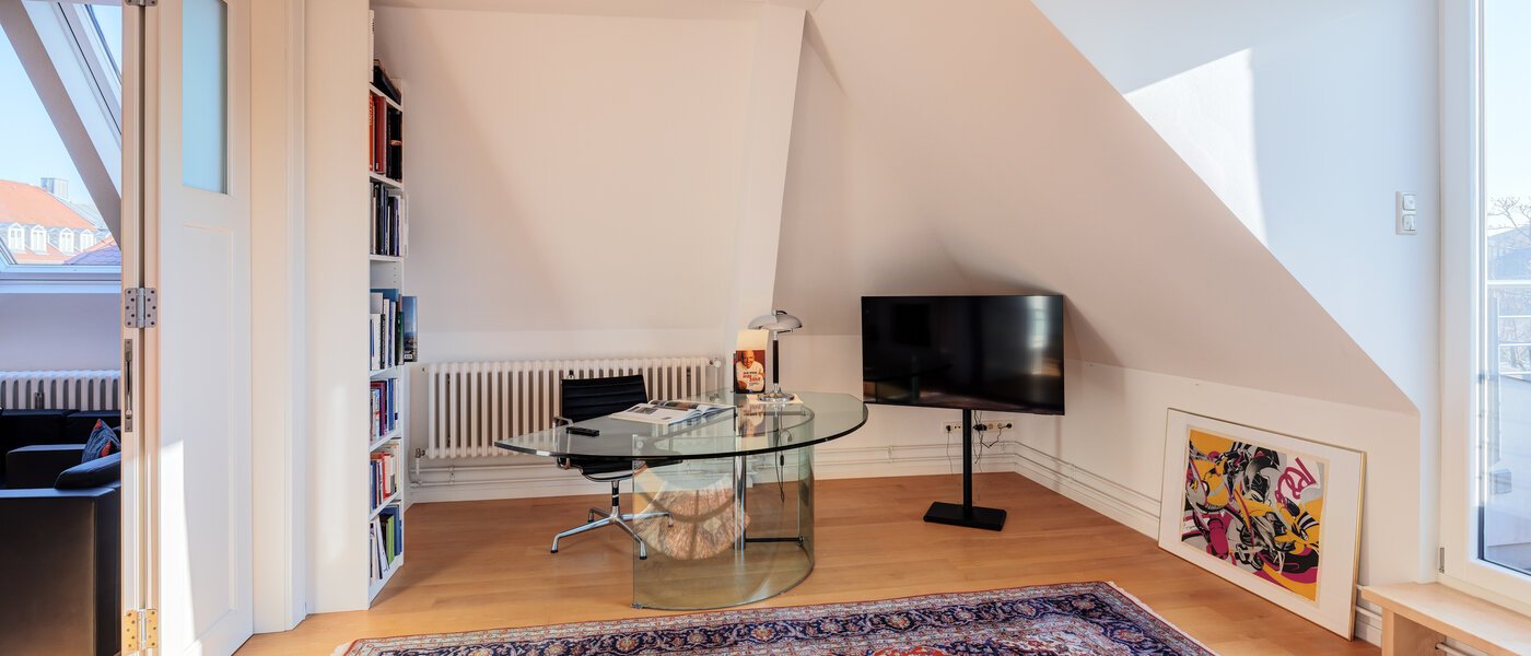 Tagterrasse-lejlighed München Schwabing-West 03 Gæsteværelse 14731