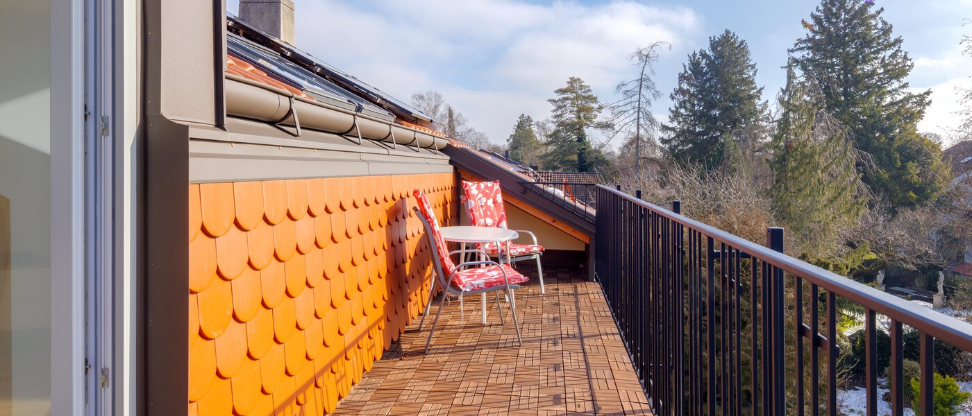 Podkrovní byt Gröbenzell 02 Střešní terasa 14746