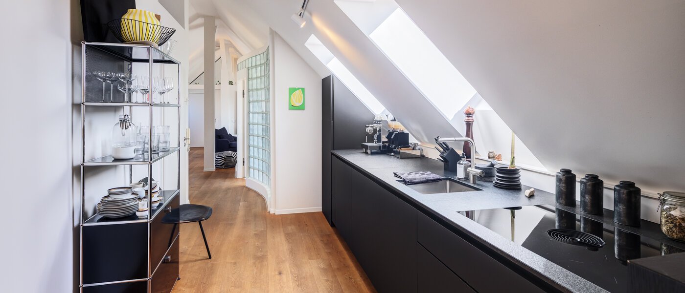 Dakterras appartement München Haidhausen 01 Keuken 14748