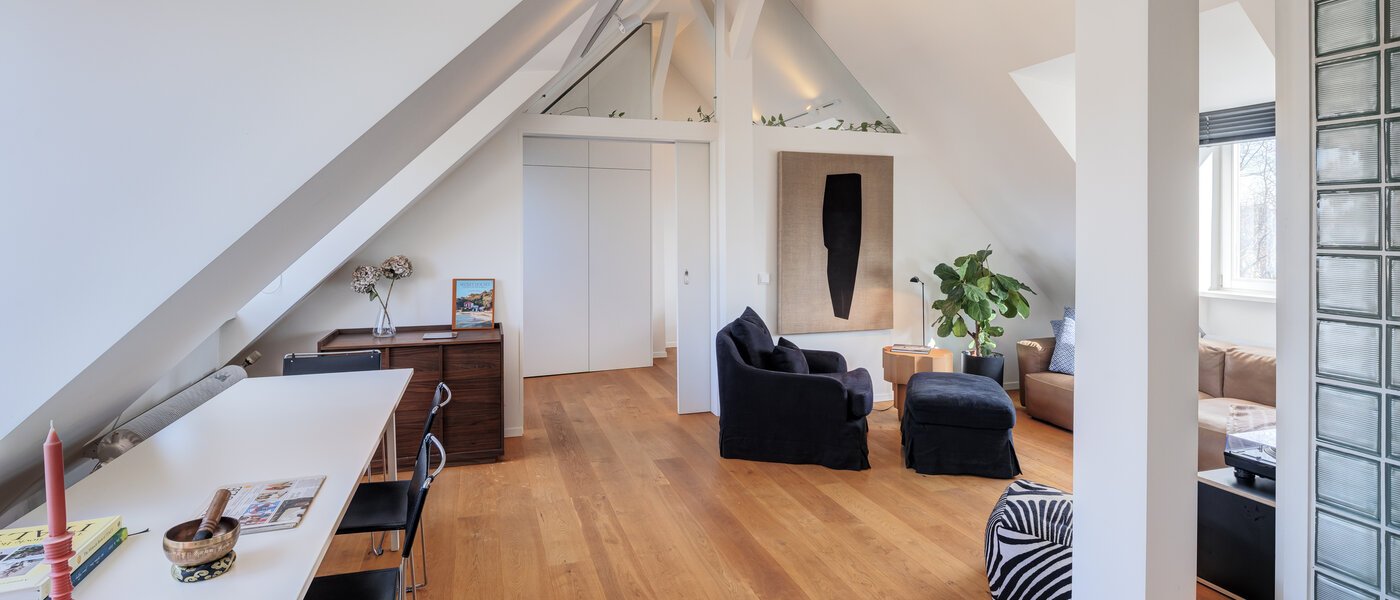 Dakterras appartement München Haidhausen 01 Leefruimte 14748