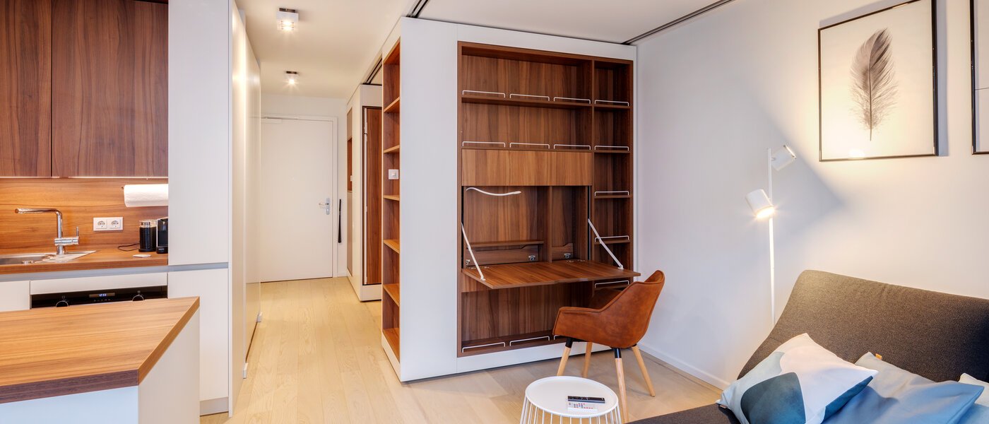 Ravna stran München Maxvorstadt 05 Dnevni prostor 14752