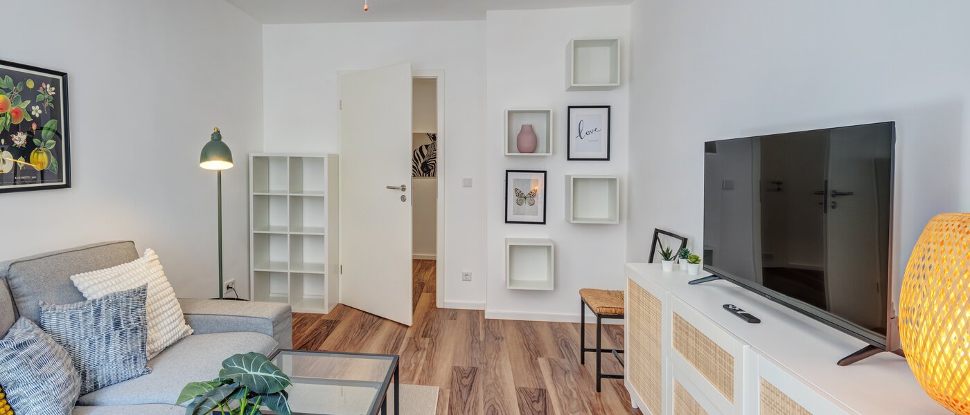 Düz München Isarvorstadt 03 Oturma odası 14764