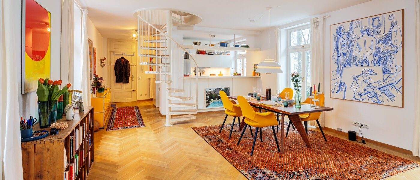 Διαμέρισμα μεζονέτας München Schwabing-West 02 Καθιστικό 14766