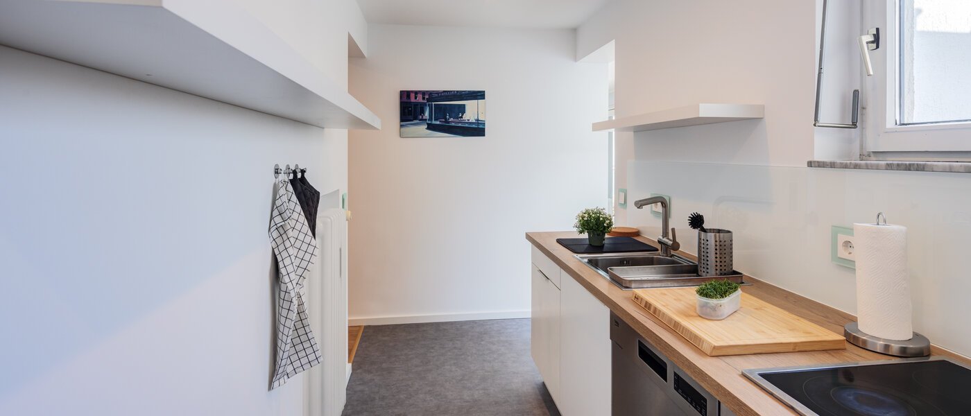 Apartamento com terraço no telhado München Nymphenburg 02 Cozinha 14775