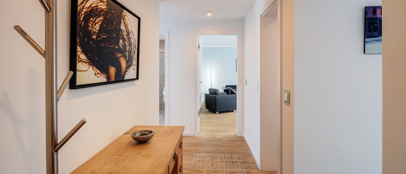 Apartamento com terraço no telhado München Nymphenburg 03 Corredor/passagem 14775