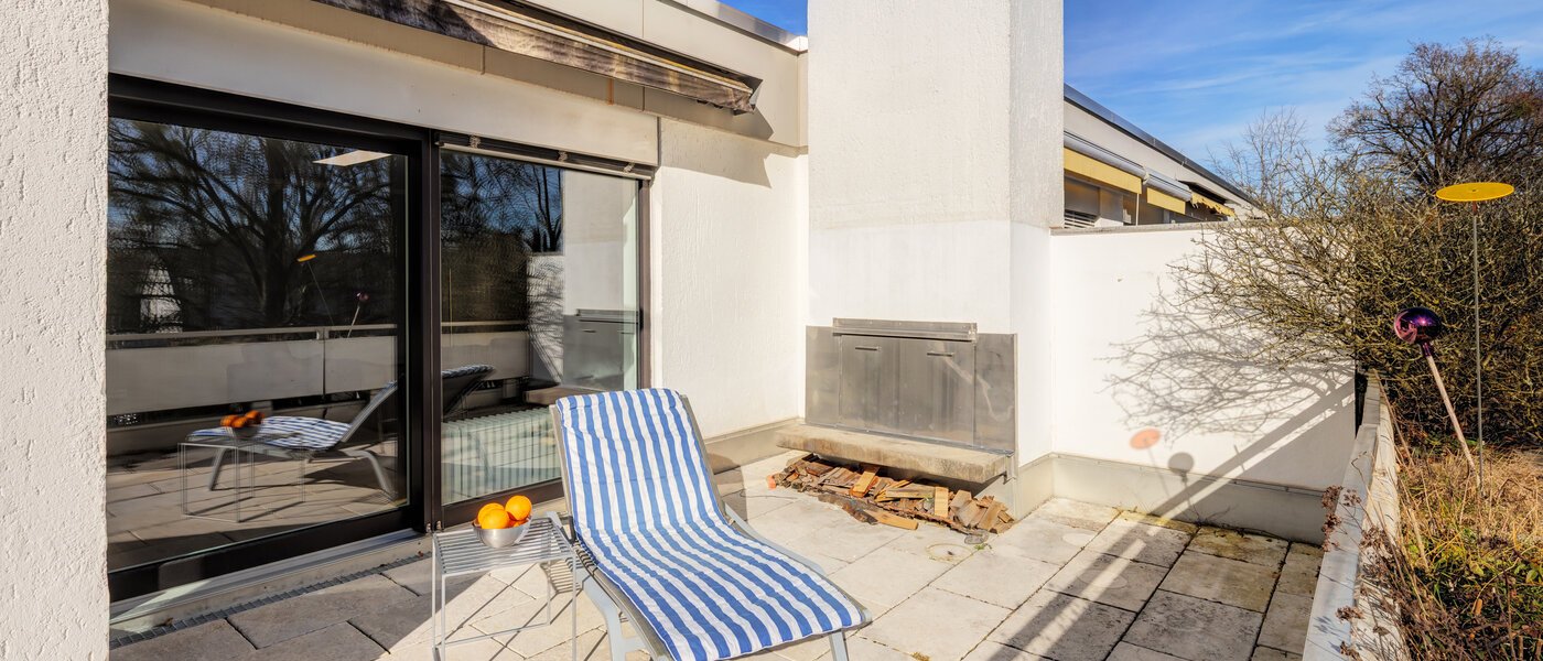 Apartamento com terraço no telhado München Nymphenburg 01 1º terraço no telhado 14775