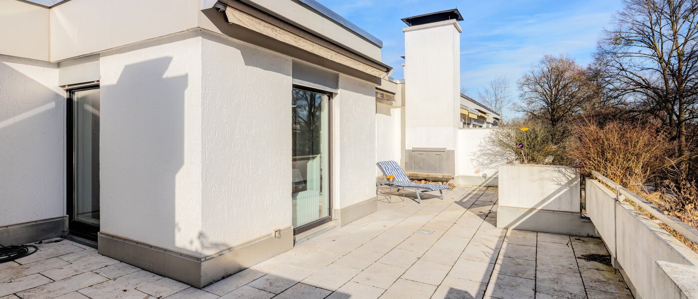 Apartamento com terraço no telhado München Nymphenburg 02 1º terraço no telhado 14775