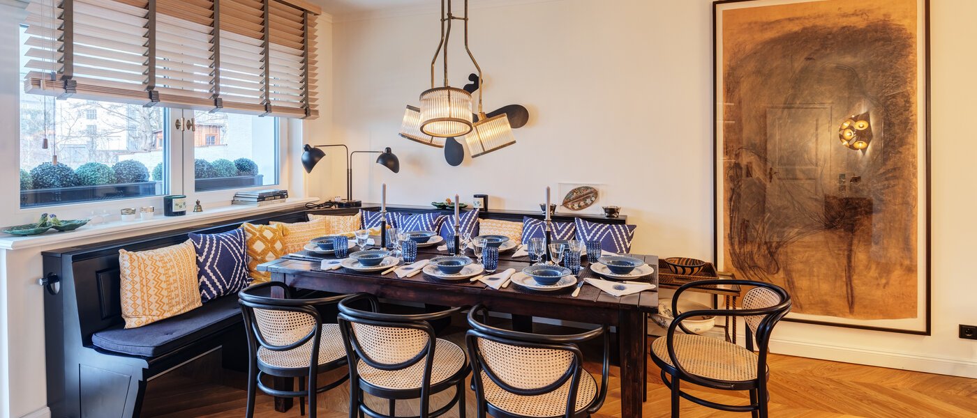 Dom szeregowy München Schwabing 02 Jadalnia 14779