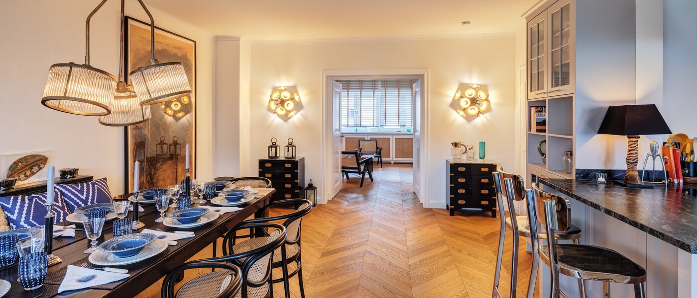 Dom szeregowy München Schwabing 03 Jadalnia 14779