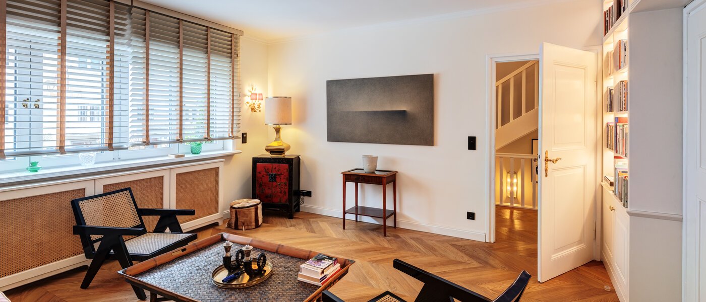 Dom szeregowy München Schwabing 03 Biblioteka  14779