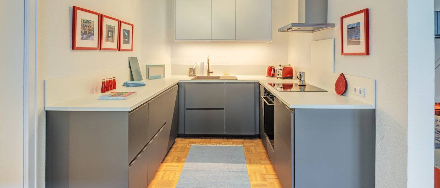 Ploché München Glockenbachviertel 01 Kuchyňa 14780