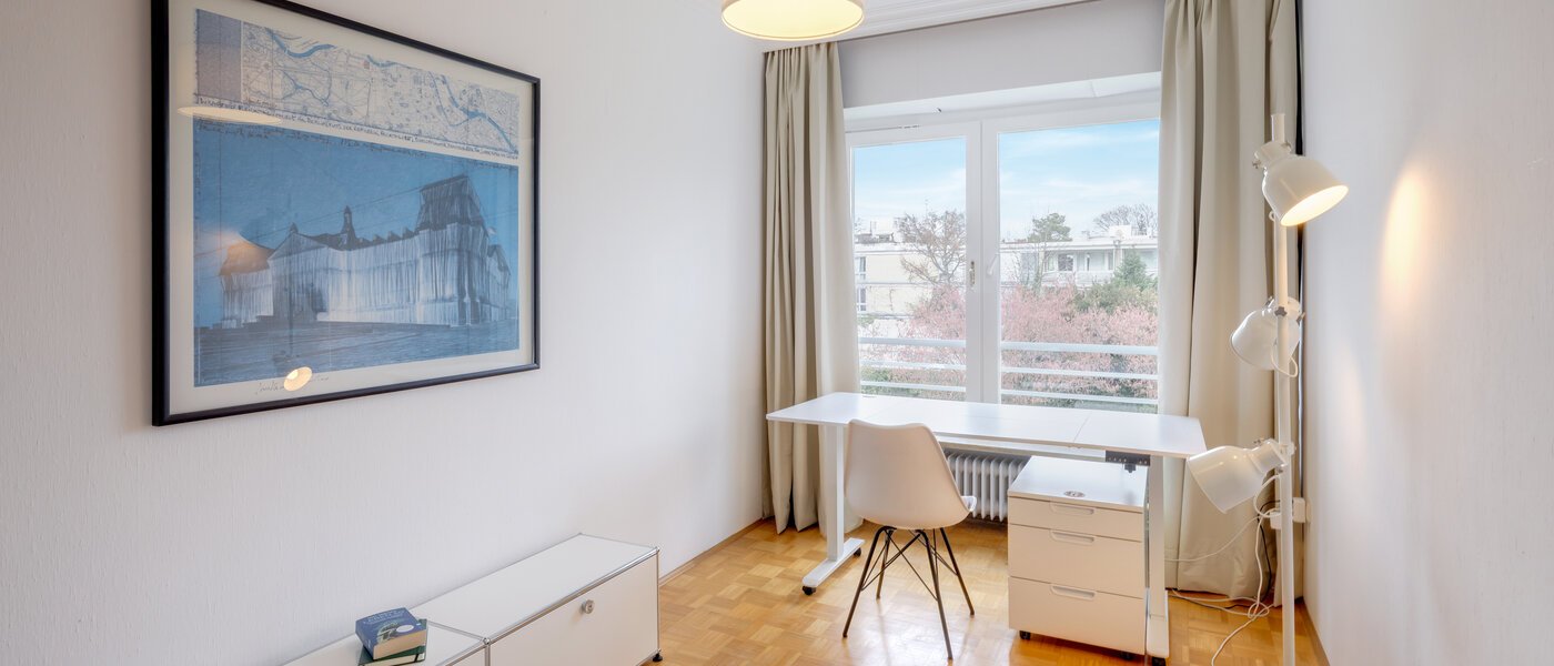 Ravna stran München Schwabing (rechts der Leopoldstraße) 03 Študijska soba/soba za goste 14781