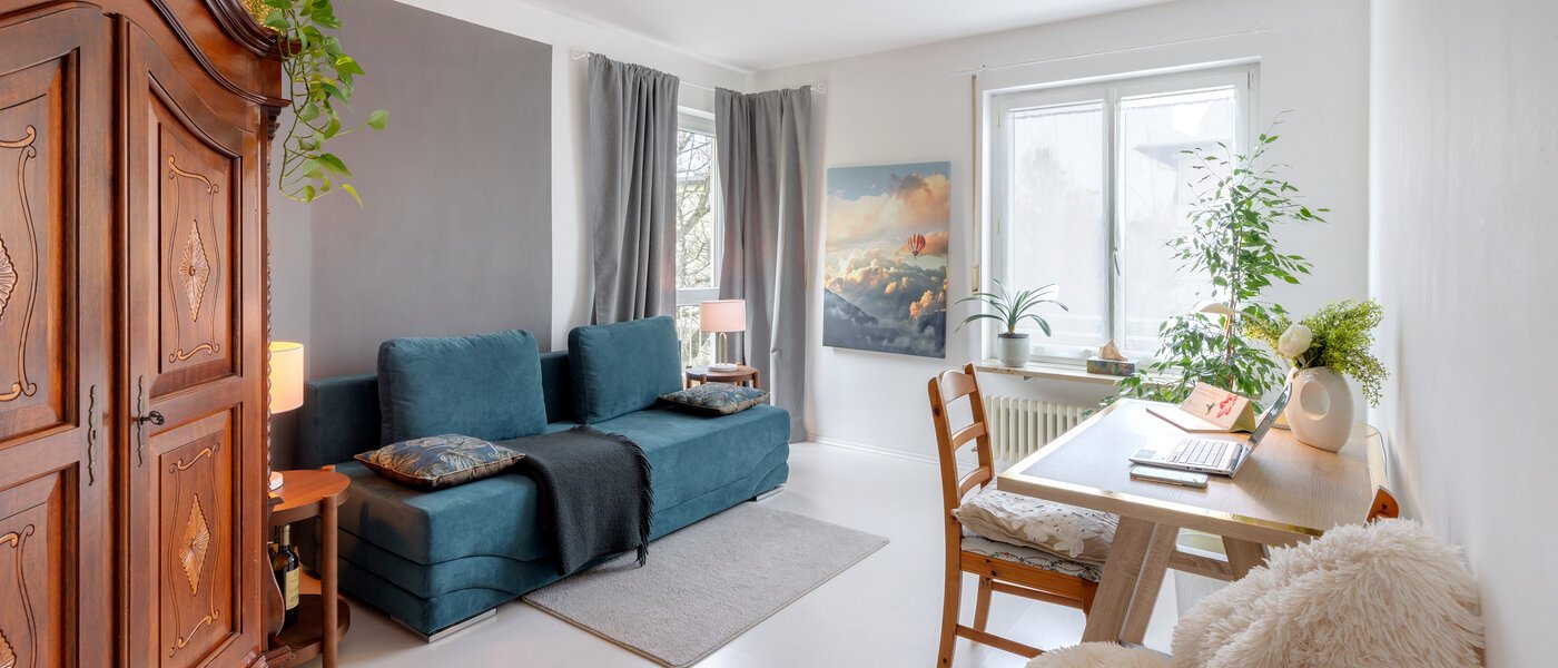 Ploché München Obermenzing 01 Pracovňa/izba pre hostí 14782