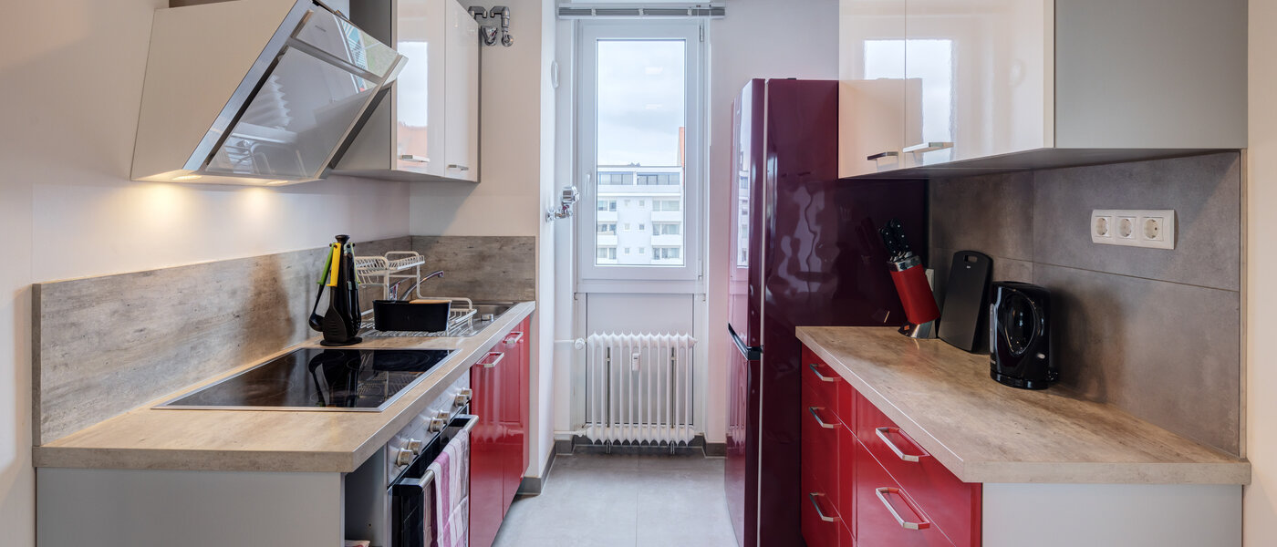 Płaski München Mittersendling 01 Kuchnia 14783