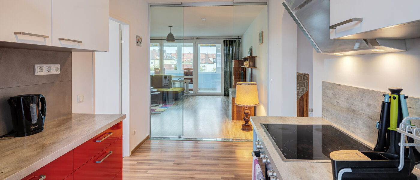 Płaski München Mittersendling 03 Kuchnia 14783