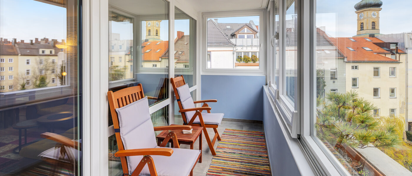 Płaski München Mittersendling 01 Loggia 14783